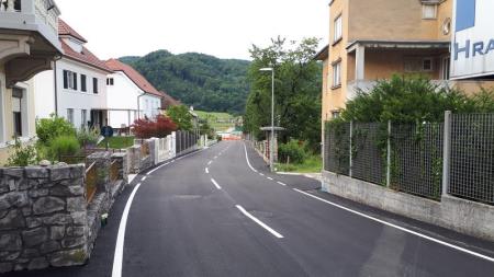 Zaključena dela na Trubarjevi ulici v Laškem 1